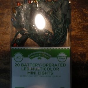2 sets 20 LED Mini Lights battery operated timer